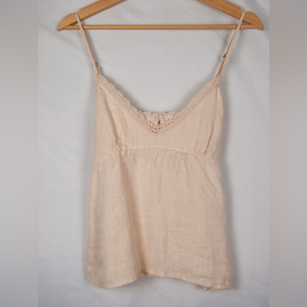 Brandy Melville Cream Lace Slip Dress
